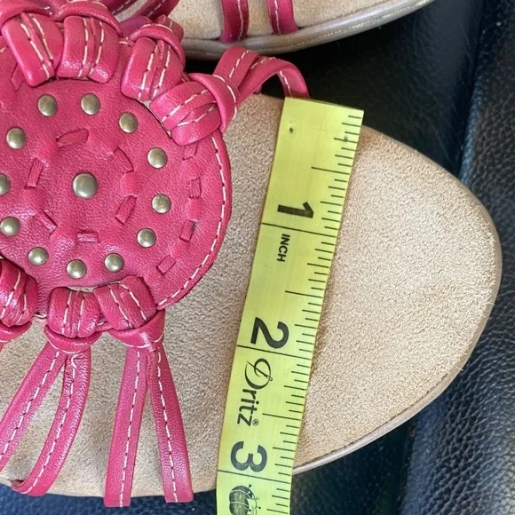 Softspots Women's Pink Strappy Slide (7) Sandals - Picture 9 of 9